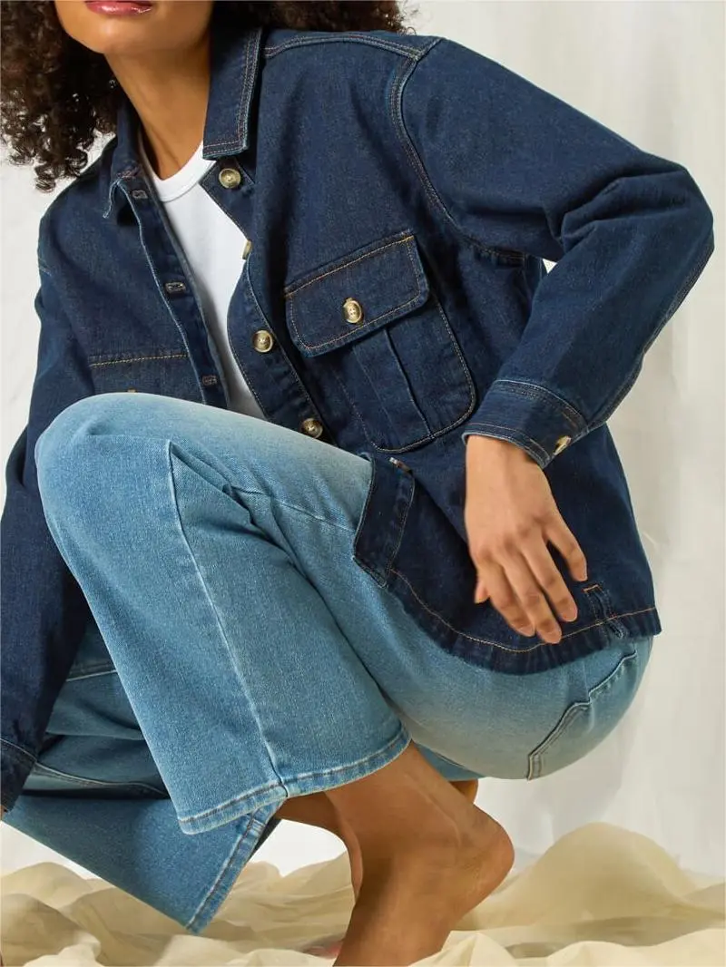 Indigo Relaxed Denim Jacket