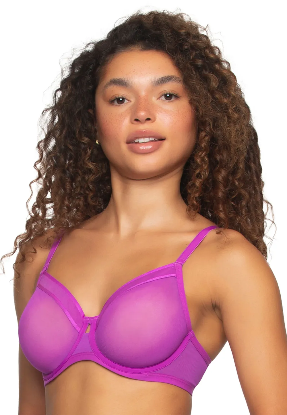 Felina Ethereal Sheer Mesh Unlined Underwire Bra