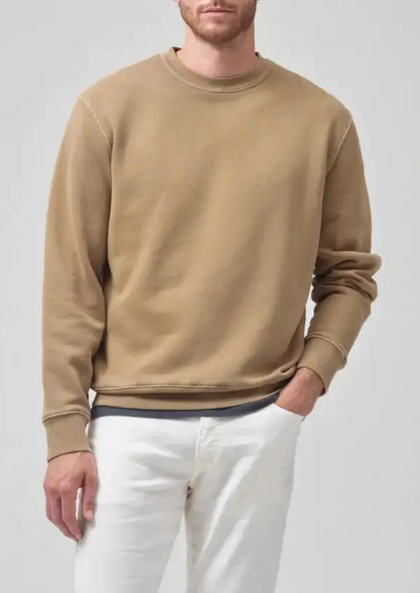 Vintage Crewneck Sweatshirt - Khaki Classic