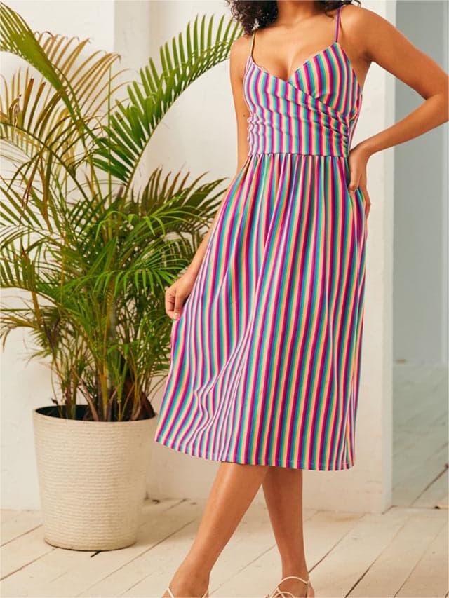 Surplice and Demand Midi dress