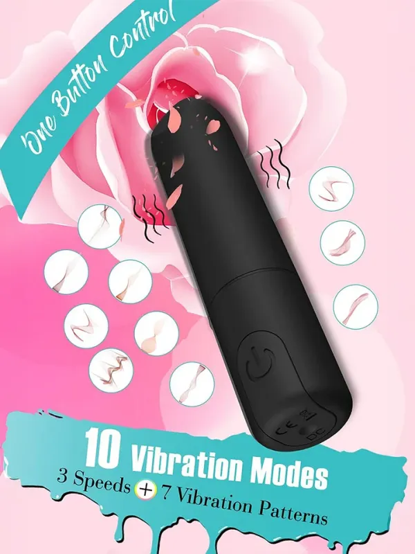 10 Vibration Modes Bullet Vibrator