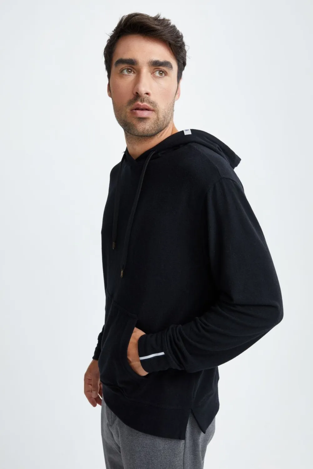 ROVER - Black T-Series Fleece Knit Hoodie