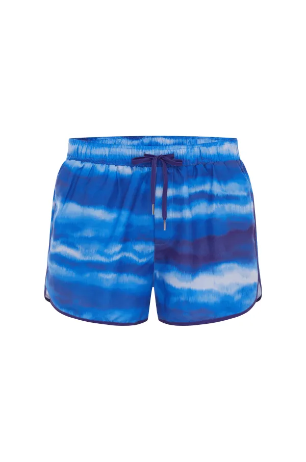 DRAWSTRING BLUE NEO BOARDSHORT