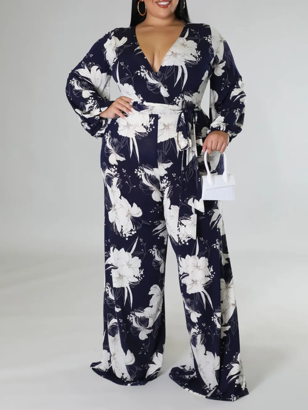 Plus-Size Fashion Women'S One-Piece Pants