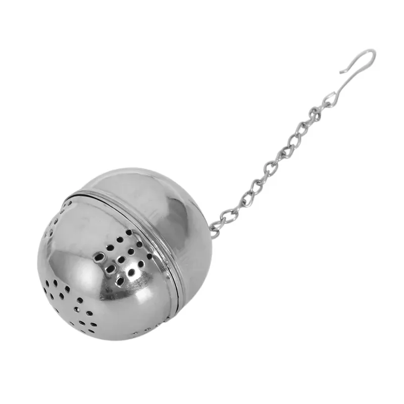 Stainless Steel Teakettles Infuser Strainer Egg Shaped Tea Locking Spice Ball