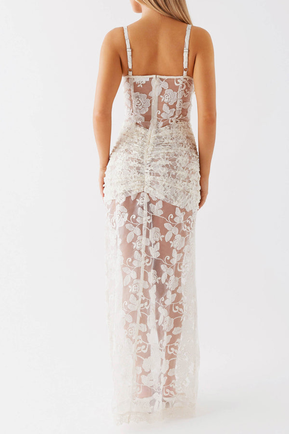 Bare With Me Maxi Dress - White