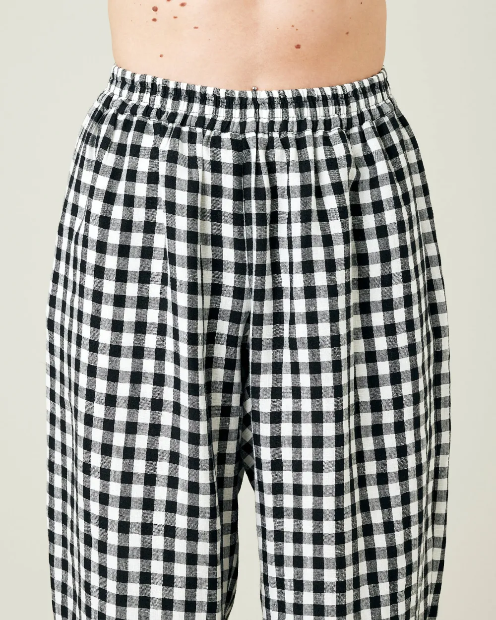 ULTIMATE PJ TROUSERS - BLACK AND WHITE GINGHAM