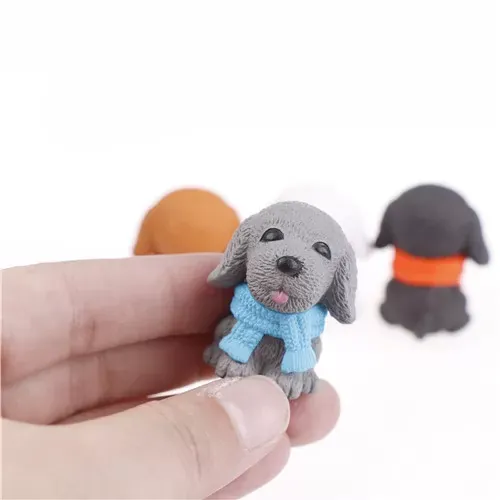 2.9*3.5cm Resin Miniature Dogs Micro Landscape Figurine Dollhouse Fairy Garden Decor