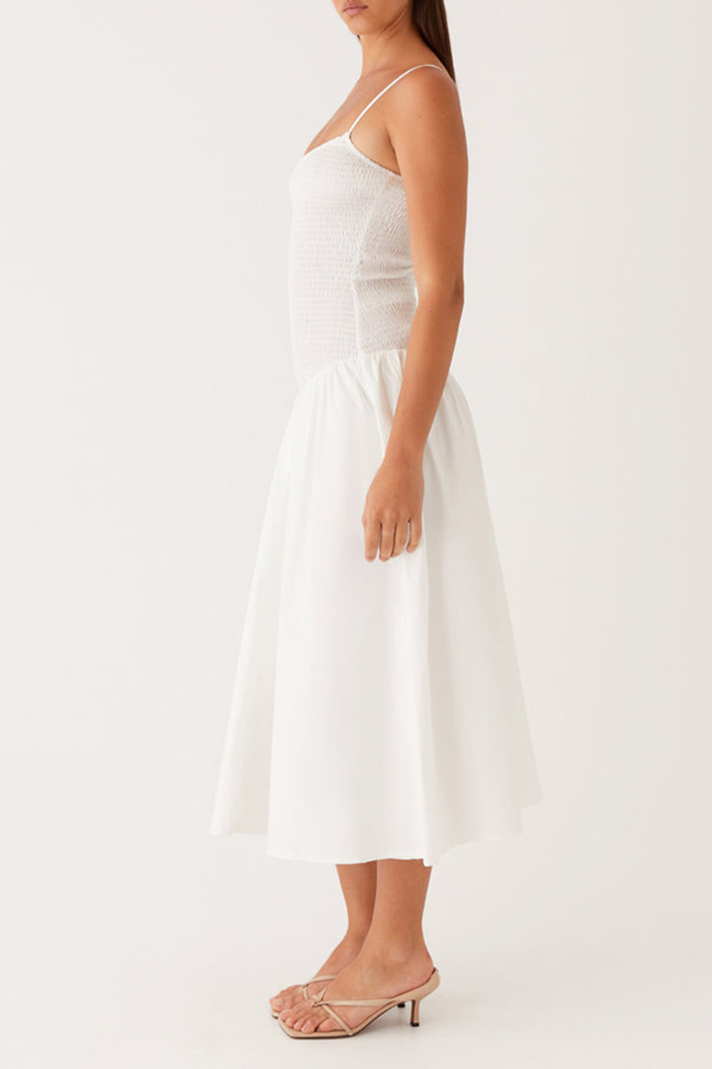 Natalyi Midi Dress - White