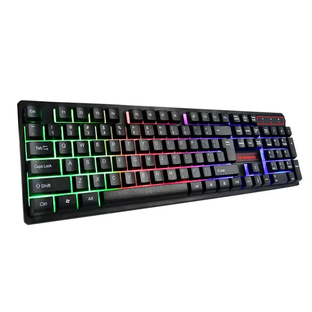 104 Keys USB Wired Blue Switch 9 Modes RGB Backlight Desktop Laptop Mechanical Gaming Keyboard for Home Office