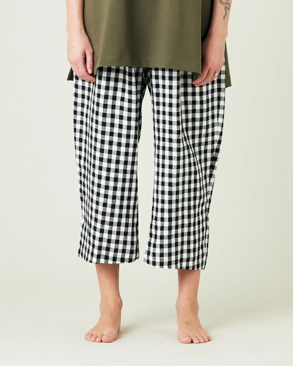 ULTIMATE PJ TROUSERS - BLACK AND WHITE GINGHAM