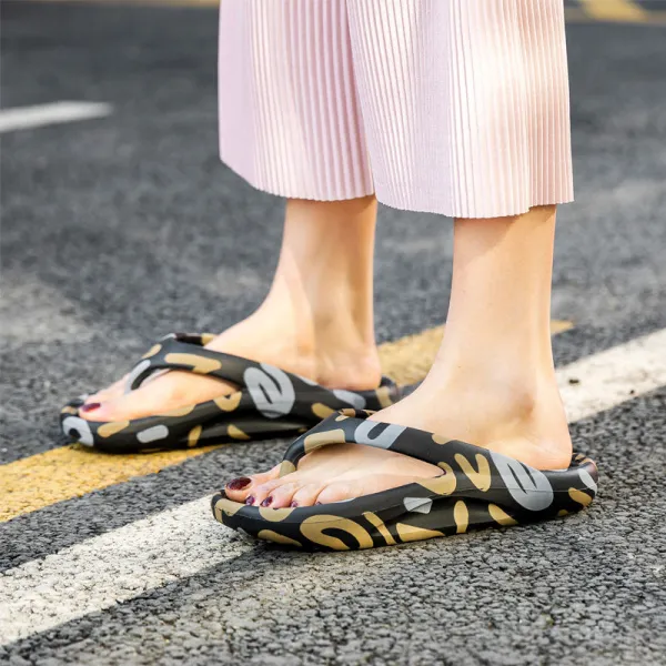 Soft Flip Flops Sandals for Women with Arch Support for Comfortable Walk