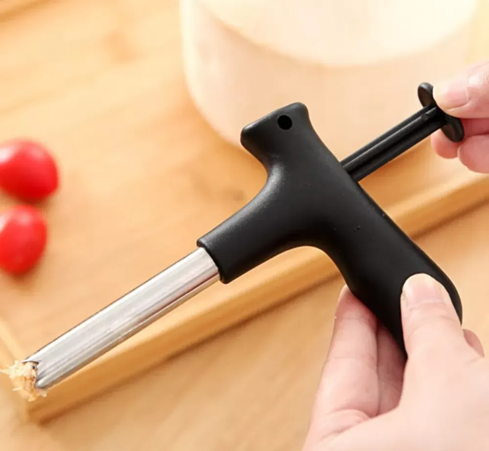 Stainless Steel Coconut Opener Opening Driller Cut Hole Tool Fruit Openers Tools Durable Knife Hole Tool Kitchen Accessaries