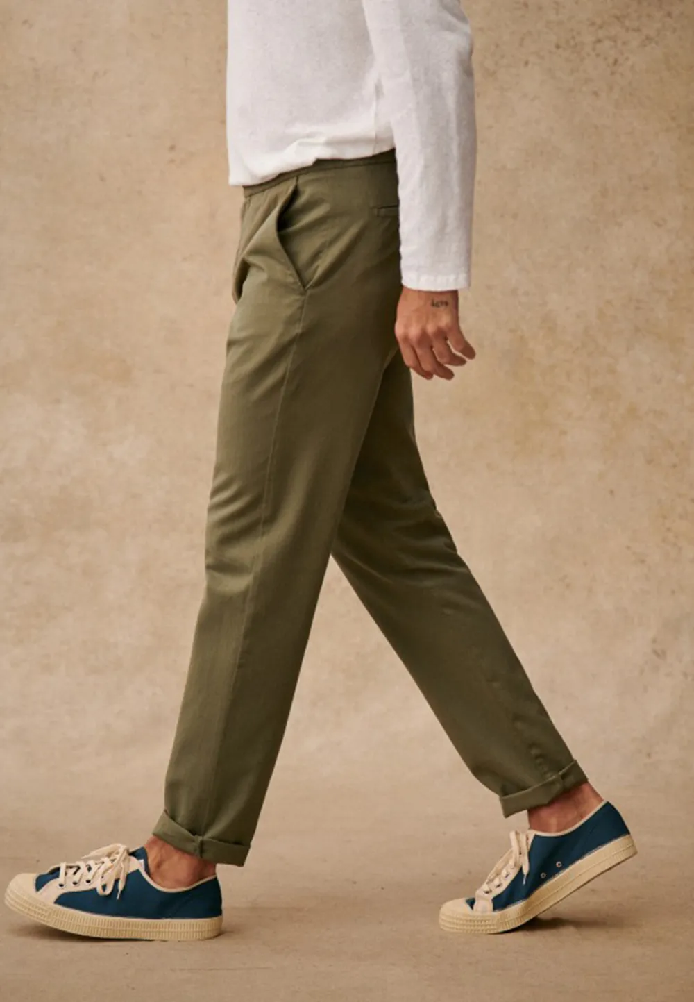 Danny Lightweight Cotton Trousers