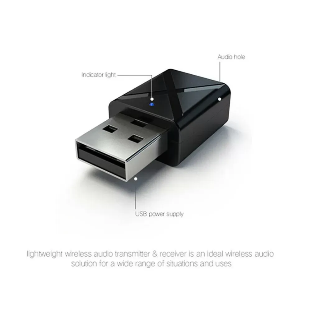 Wireless USB Bletooth Adapter BT 5.0 Dongle Music Audio Receiver Transmitter for PC Computer High Quality USB Bletooth Adapter