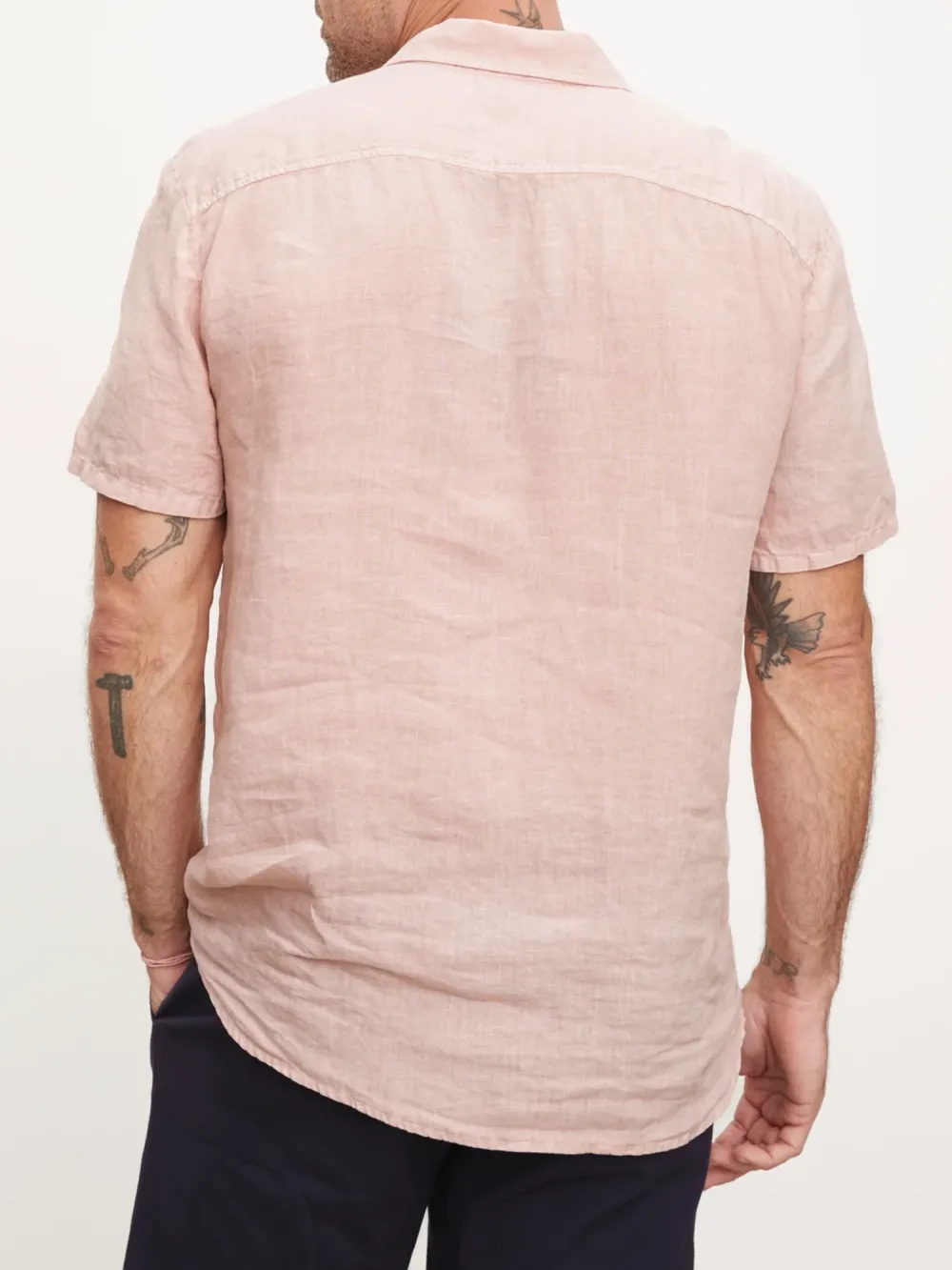 Daily Solid Short Sleeve Shirts