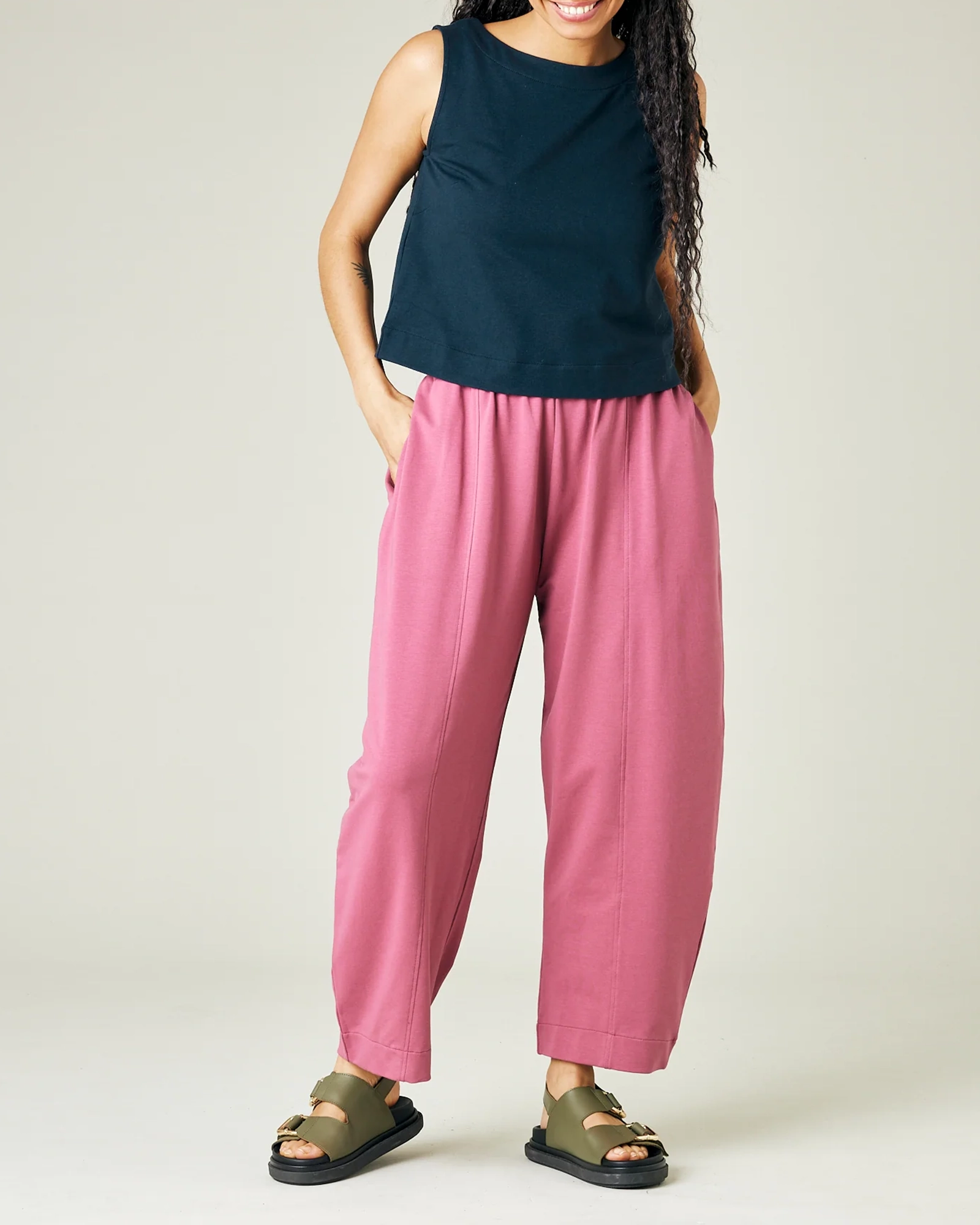 DESERT ROSE JERSEY TROUSERS