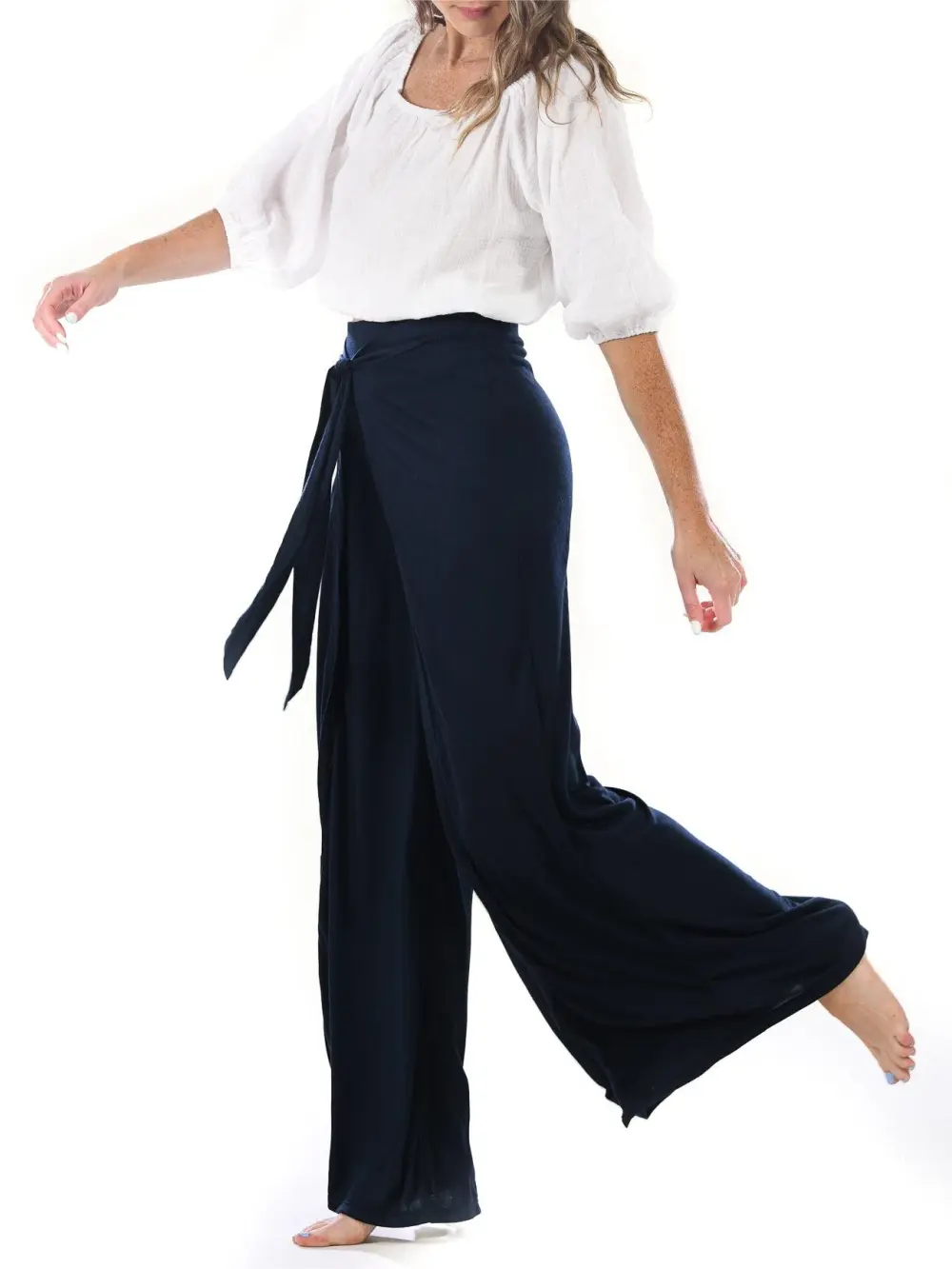 Flores Pants / Navy