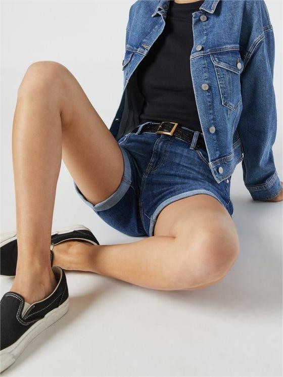 Denim Boyfriend Shorts