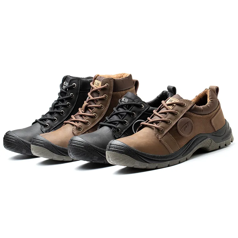 Mens Lightweight Steel Toe Safety Shoes Work Boots Sneakers Industrial and Construction Shoes