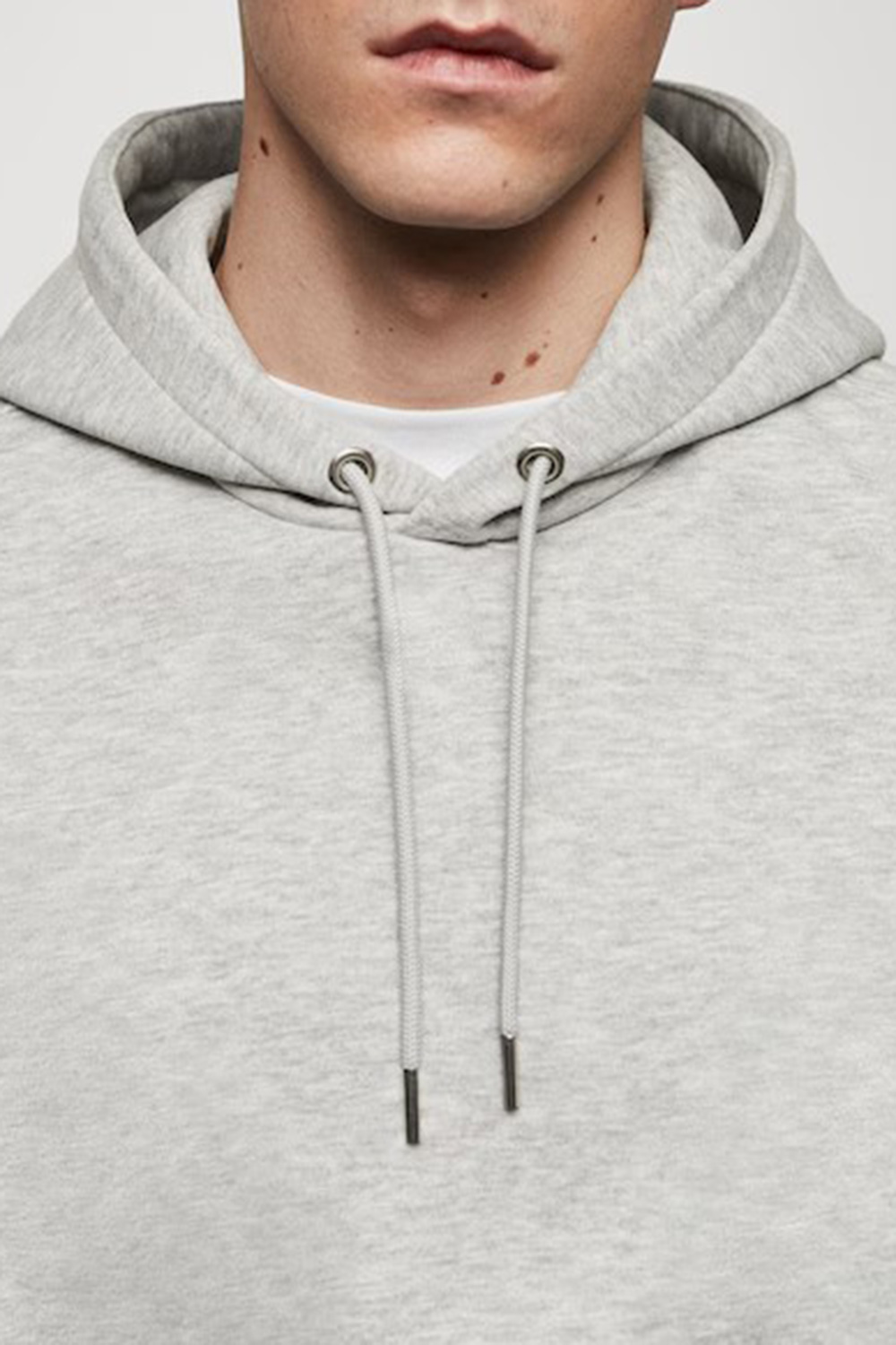 Warm-Effect Brushed Cotton Interior Sweatshirt