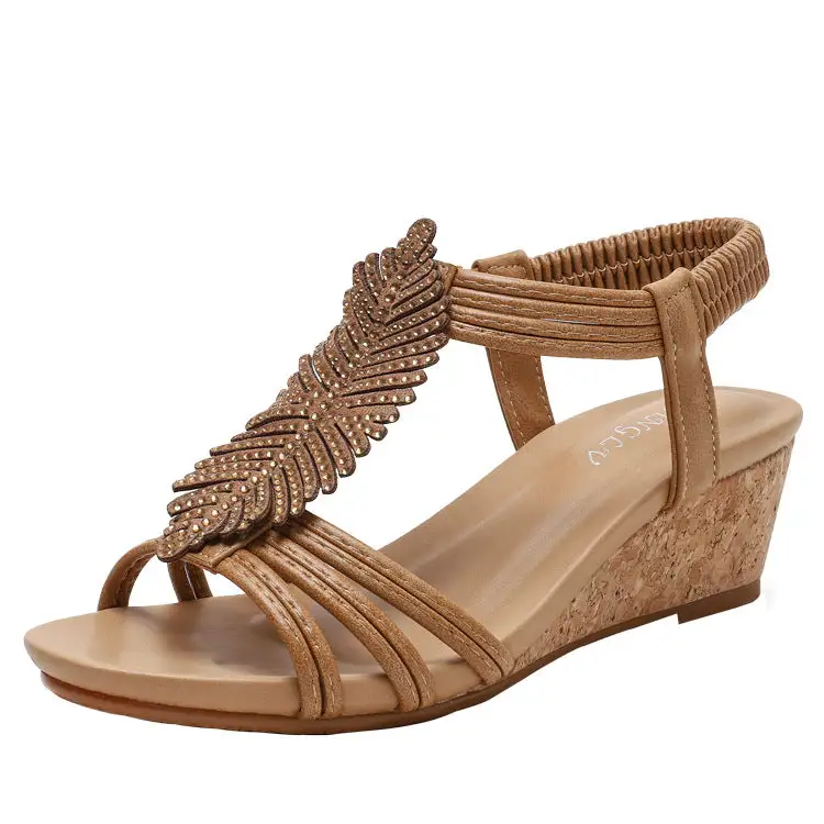 Cilool Casual Wedge Gladiator Sandals