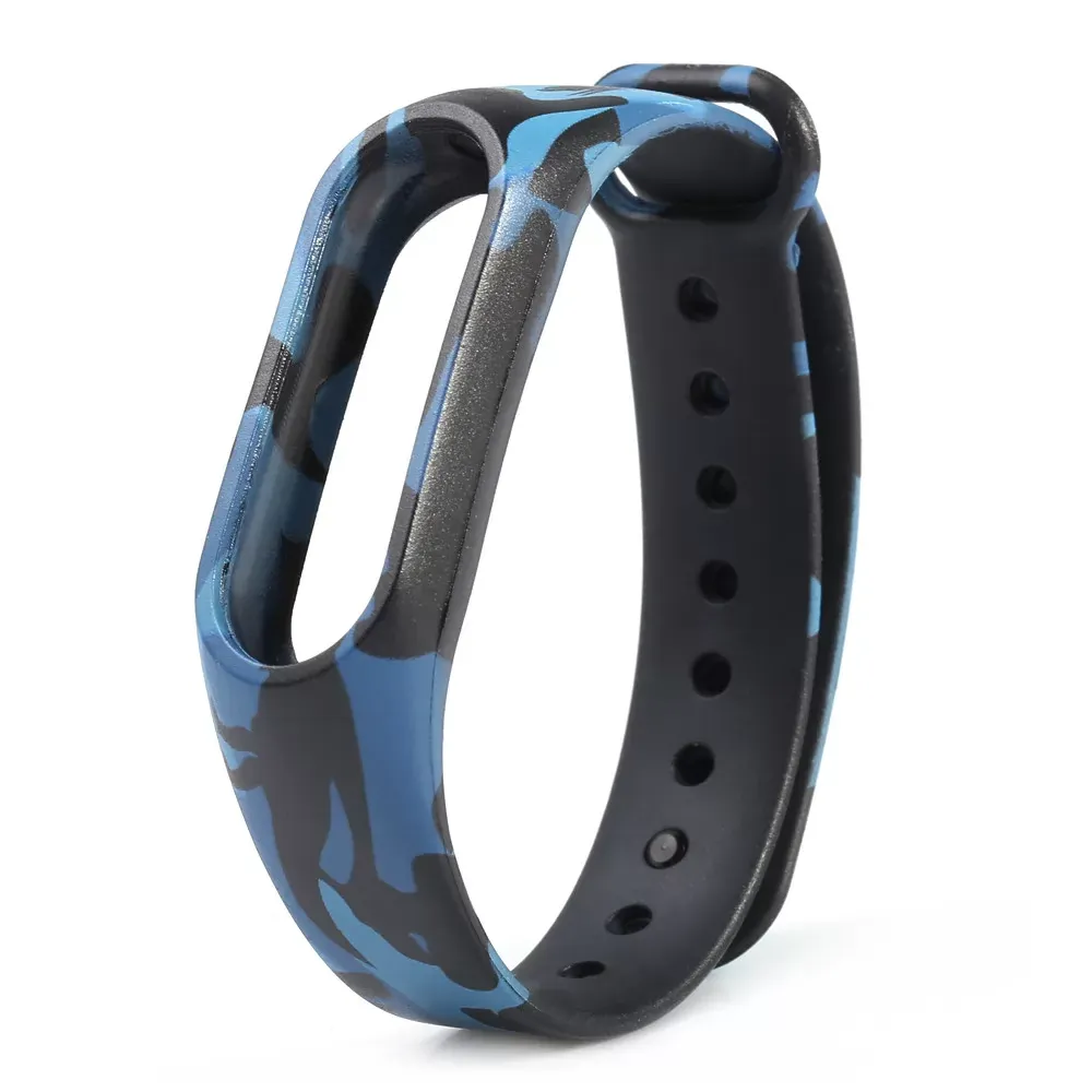 Camouflage Pattern Strap WristBand Bracelet Replacement For Xiaomi MI Band 2 Replacement Fashion Wristband Smart Accessories