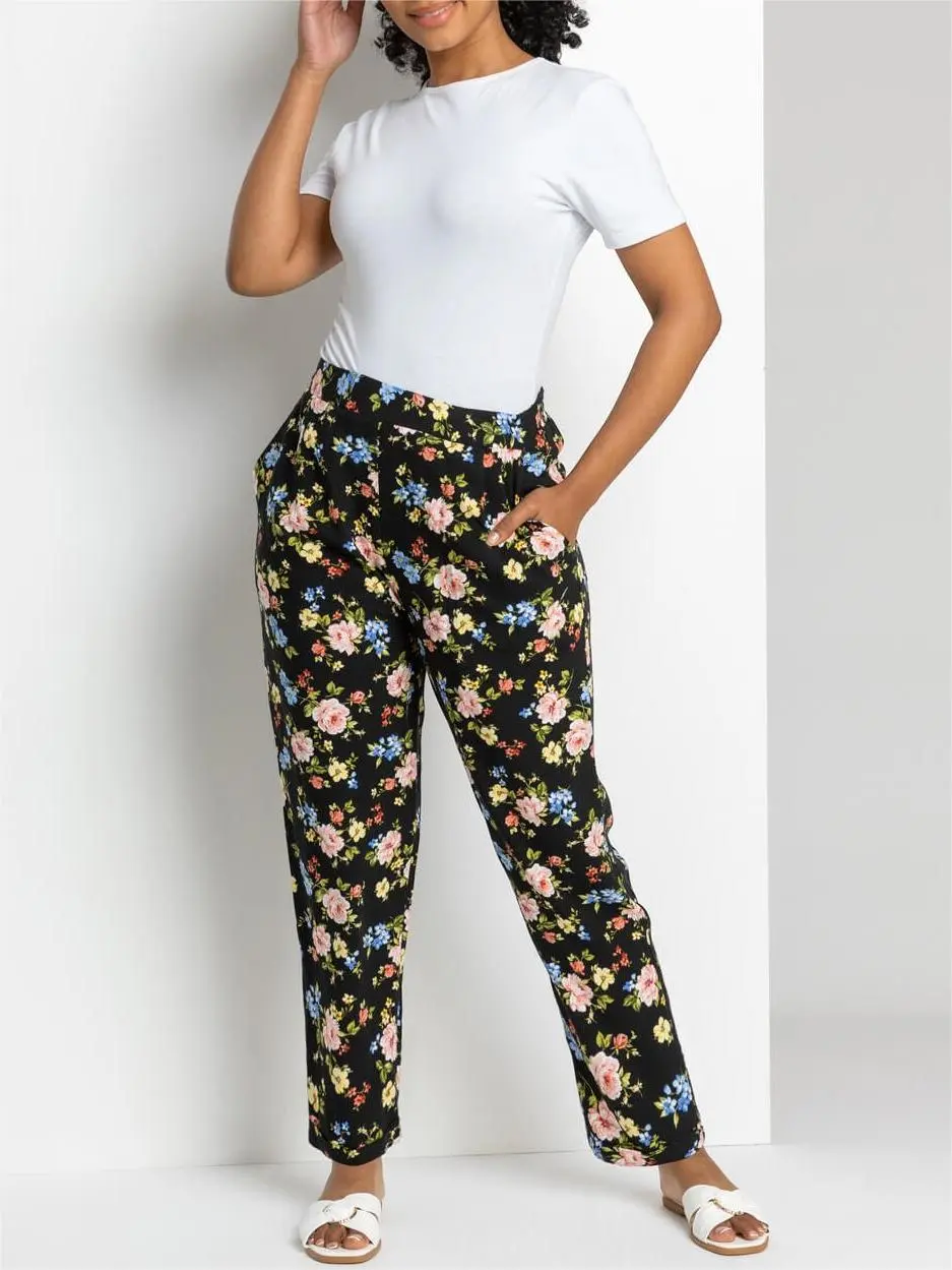 Casual floral pants