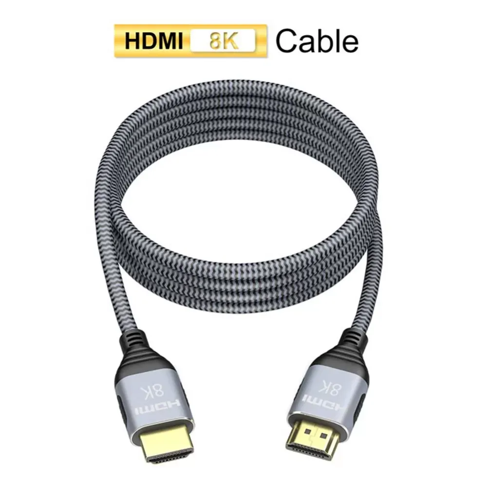 HDMI Cable 8K/60Hz 48Gbps HDMI Splitter Switch Video Audio Cable Converter for PS5 PS4 Laptop to TV 5m