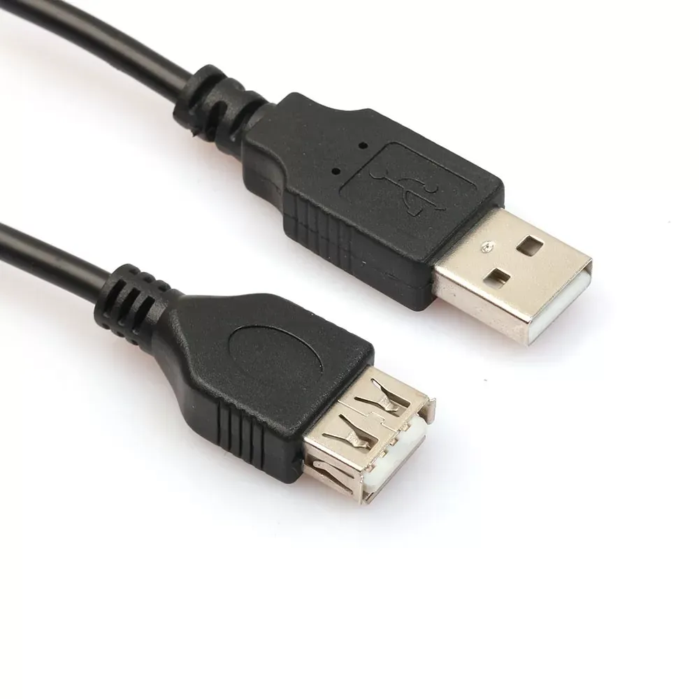 80cm Black USB Male to A Female Extension Extender Data M/F Adapter Cable