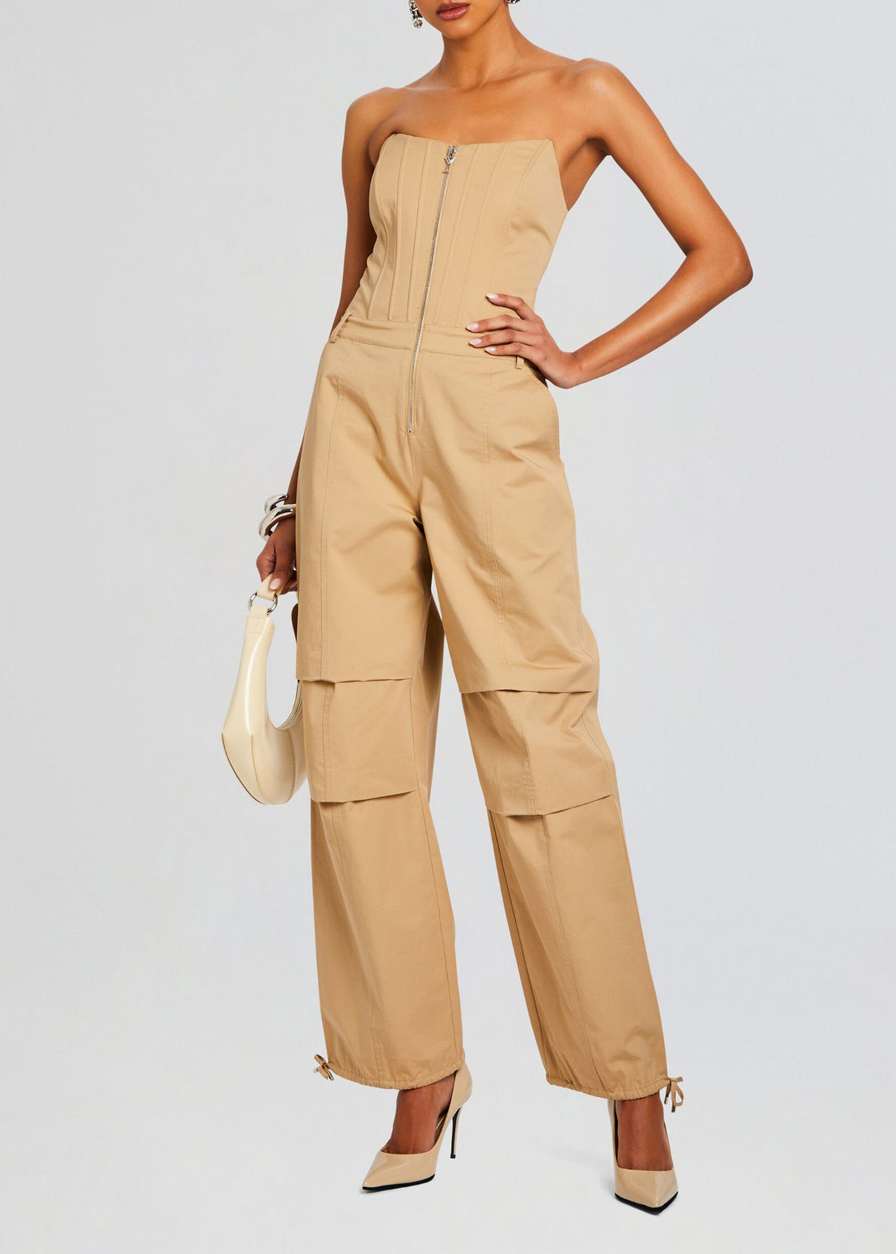 Stana Straight Neck Collar Jumpsuit