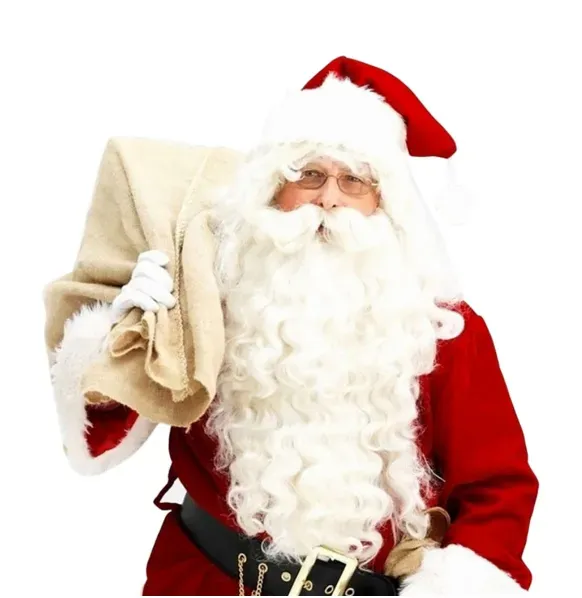 Christmas Santa Claus Wig + Beard Set Costume Accessory Adult Christmas Fancy Dress Drop Shipping sept28