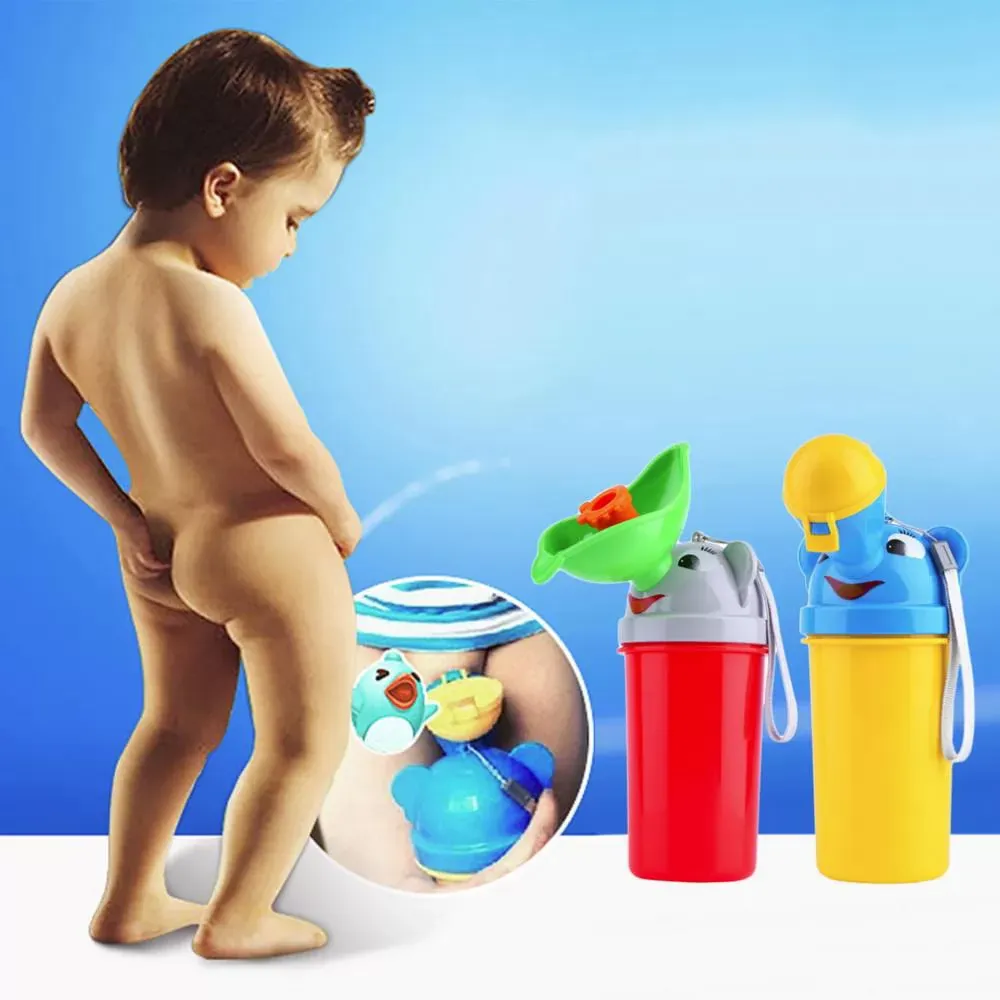 Cute Portable Baby Travel Urinal Car Toilet Camping Boy Girl Kid Potty Vehicular Training Travel urination