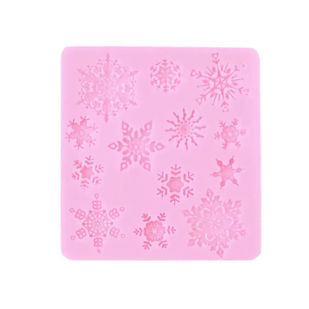 Snowflake Cake Decoration Mould Silicone Lace Mold Fondant Tools Silicone Cake Molds Styling Tools Bakeware