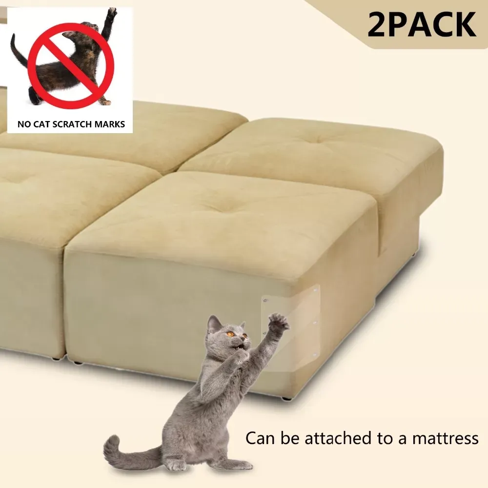 2Pcs Couch guard Pet Cat Scratching claw protector Guard Mat Cats Scratching Post Furniture Sofa Claw Protector Pads For sofa