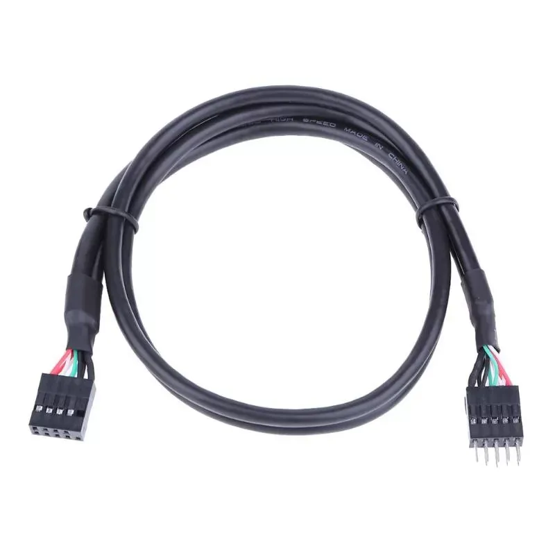 50cm USB 2.0 9 Pin Male to 9 Pin Female Adapter Extension Cable Cord Wire