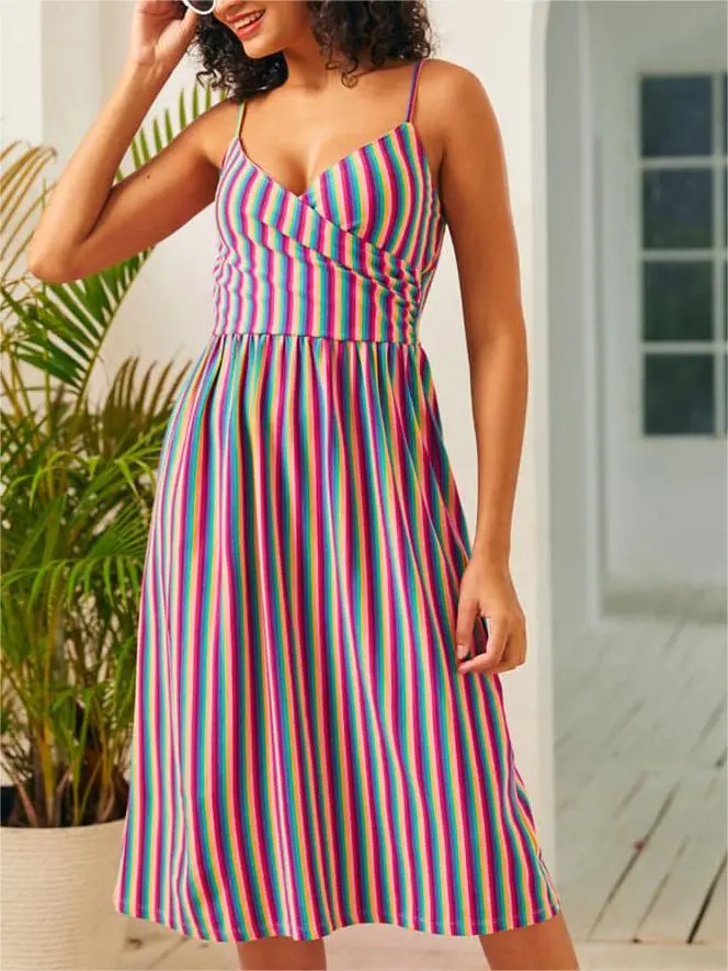 Surplice and Demand Midi dress