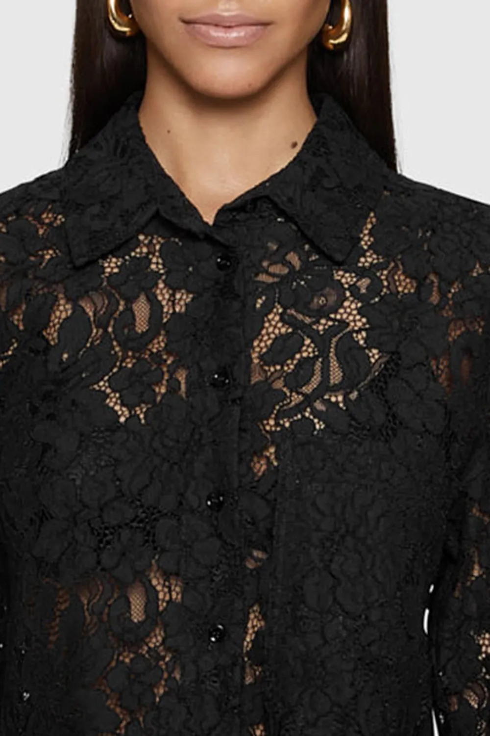 Black Lace Top