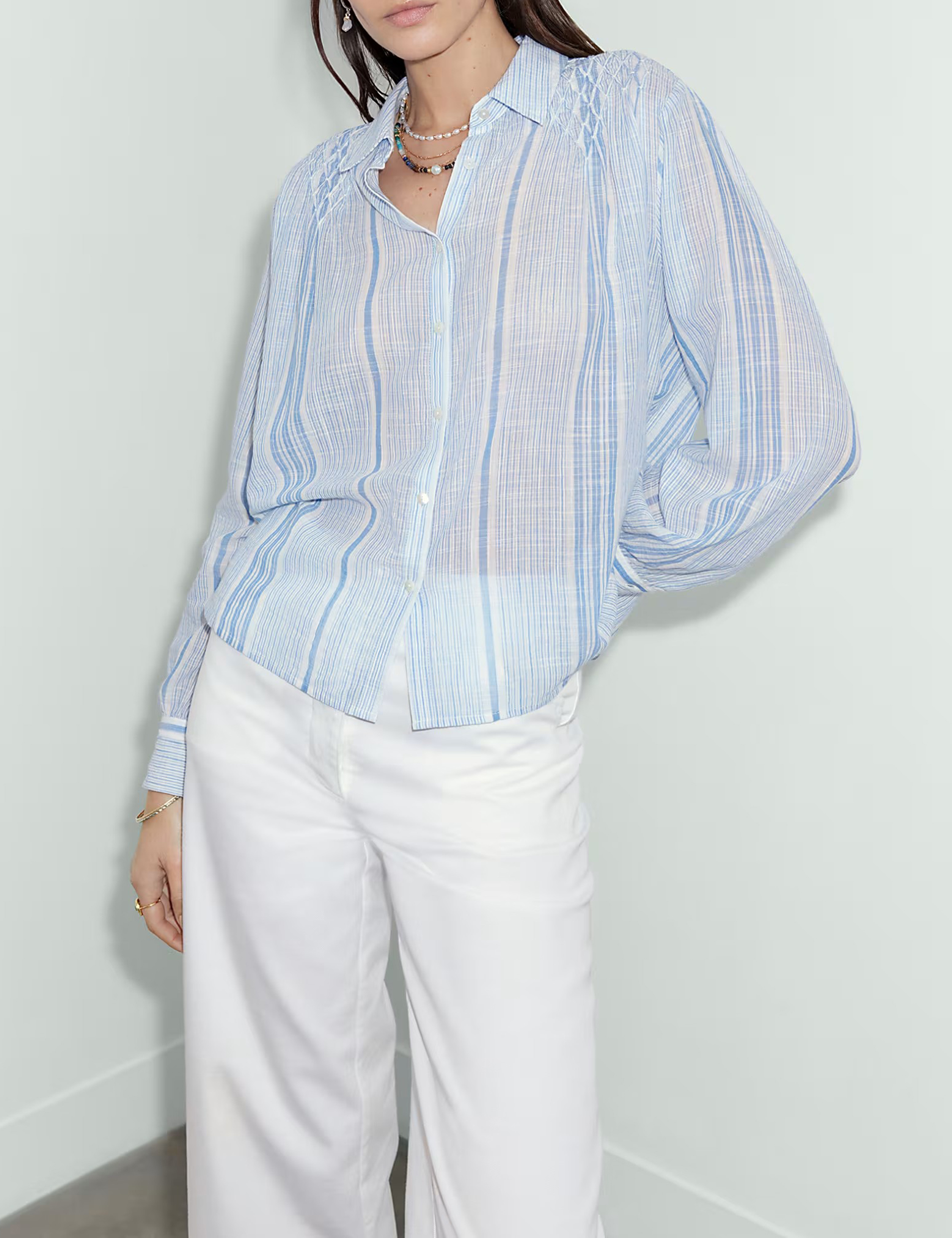 Pure Cotton Striped Shirt