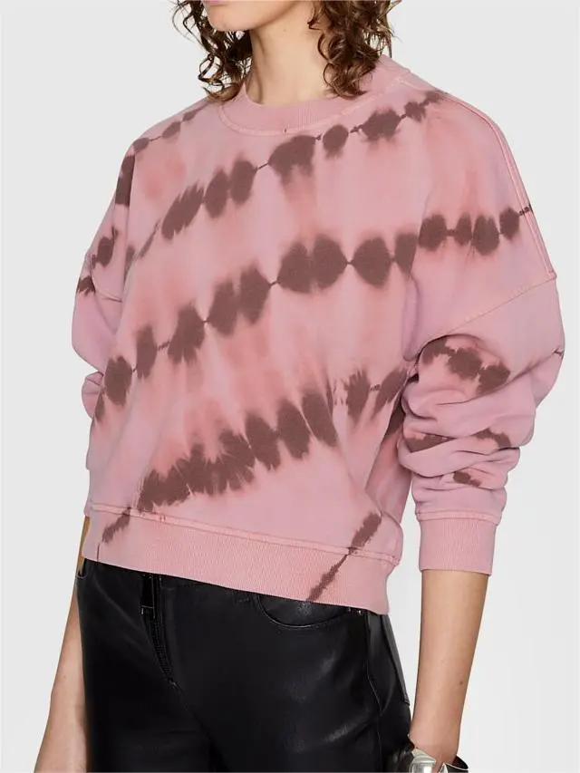 Women's Fashion Pink Print Hoodie