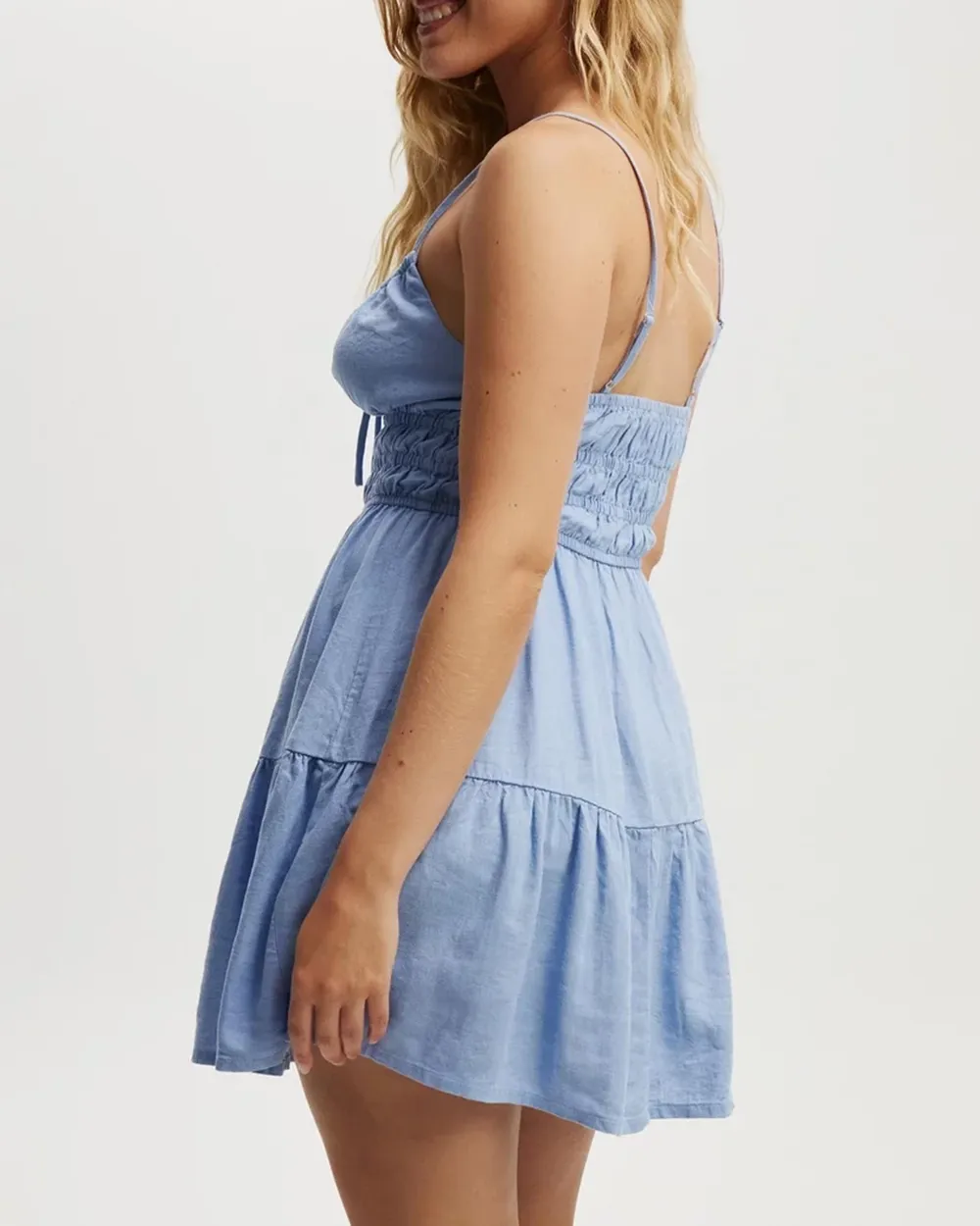 Haven Tiered Mini Dress