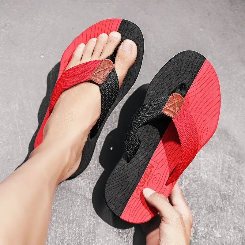 Orthopedic Sandals Men Wide Width Comfy Flat Sporty Flip-flops Trendy Summer