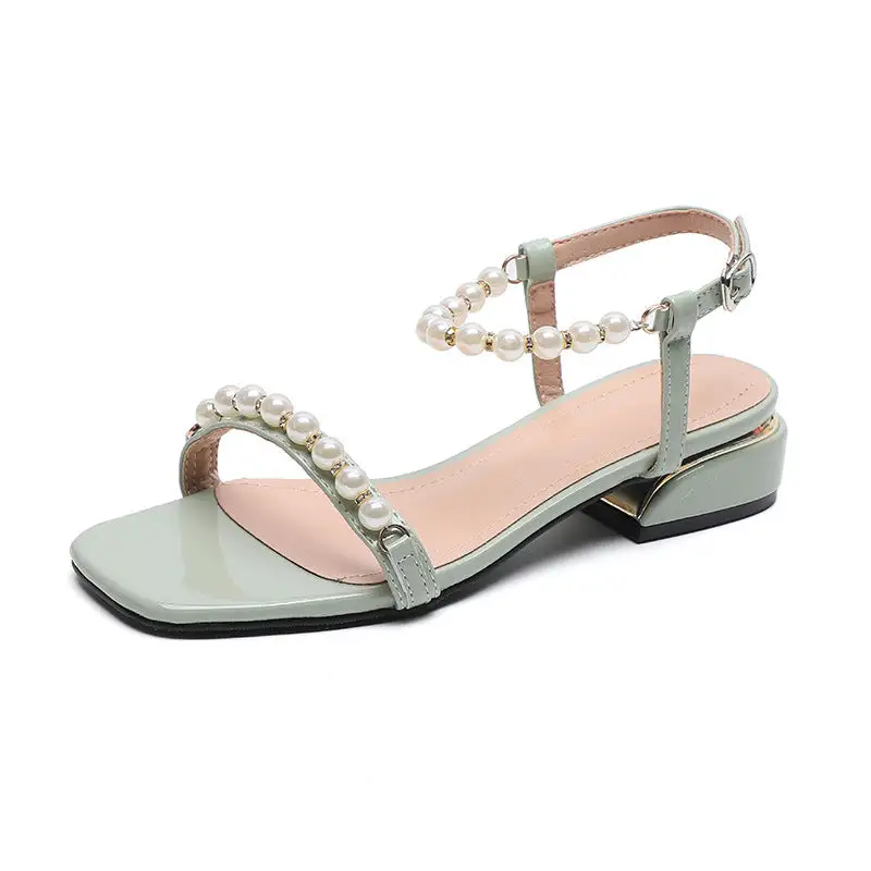 Cilool High Heels With Pearl Fairy Sandals