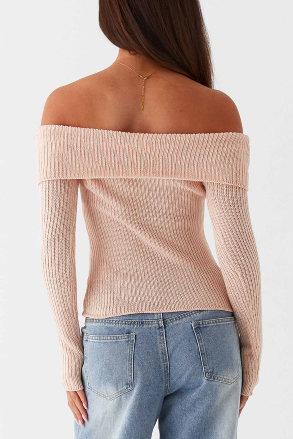 Long sleeved knitted top