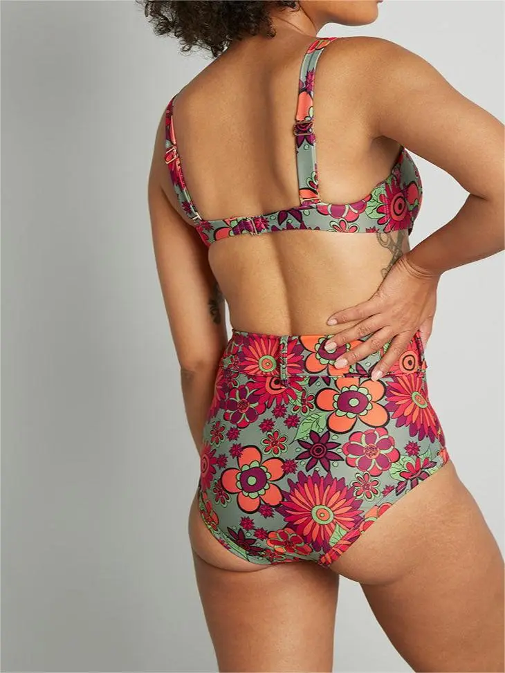 The Greta High-Waisted Bikini Bottom