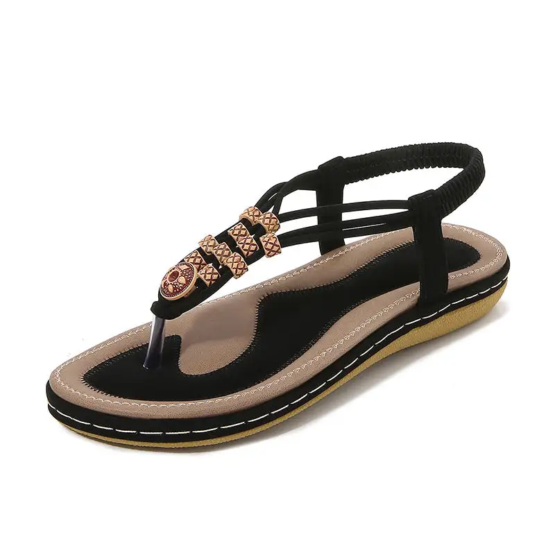 Cilool Bohemia Women Ladies Fashion Flat Sandals