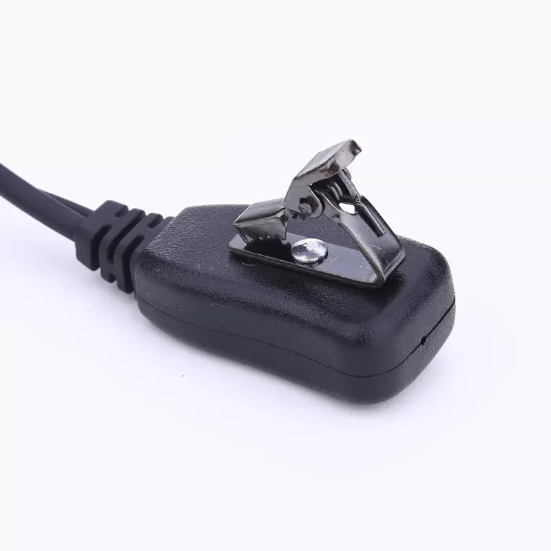 1m 2 PIN Earpiece Headset PTT with Microphone Walkie Talkie Ear Hook Interphone Earphone Earpiece for BAOFENG UV5R/KENWOOD/HYT