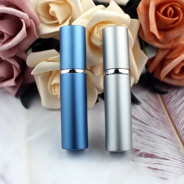 5ml / 10ml Refillable Scent Mini Perfume Glass Bottle Travel Aluminum Spray Atomizer Empty Metal Parfume Atomiser Sprayer Portable