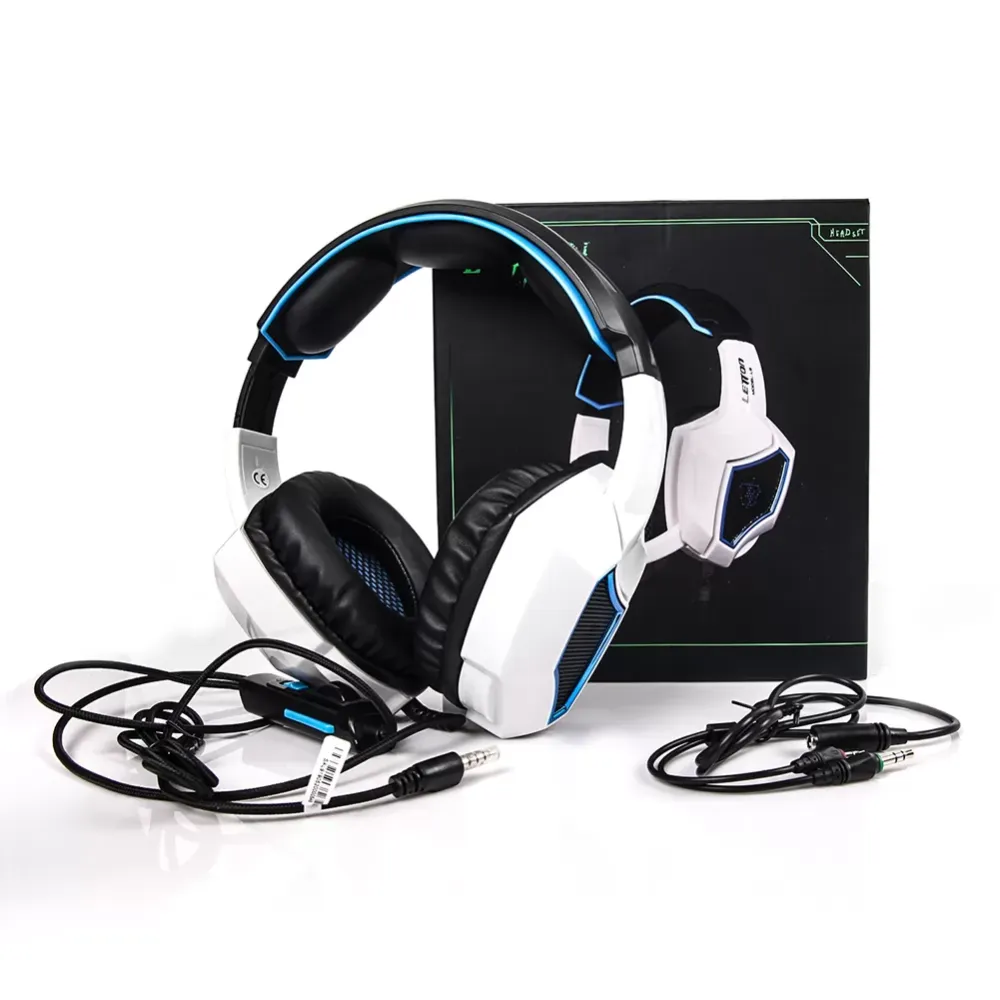 LETTON L9 High fidelity audio quality headset with wired game headset, built-in noise reduction omnidirectional microphone, 360 ° pickup, support PS4