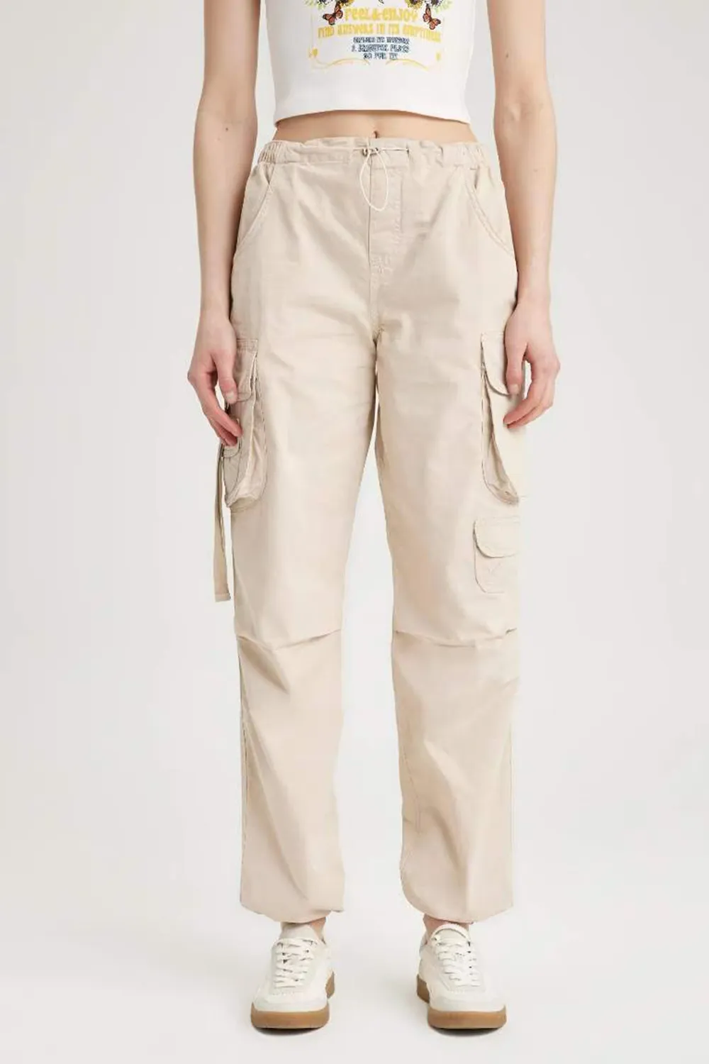 Parachute Poplin Cotton Trousers